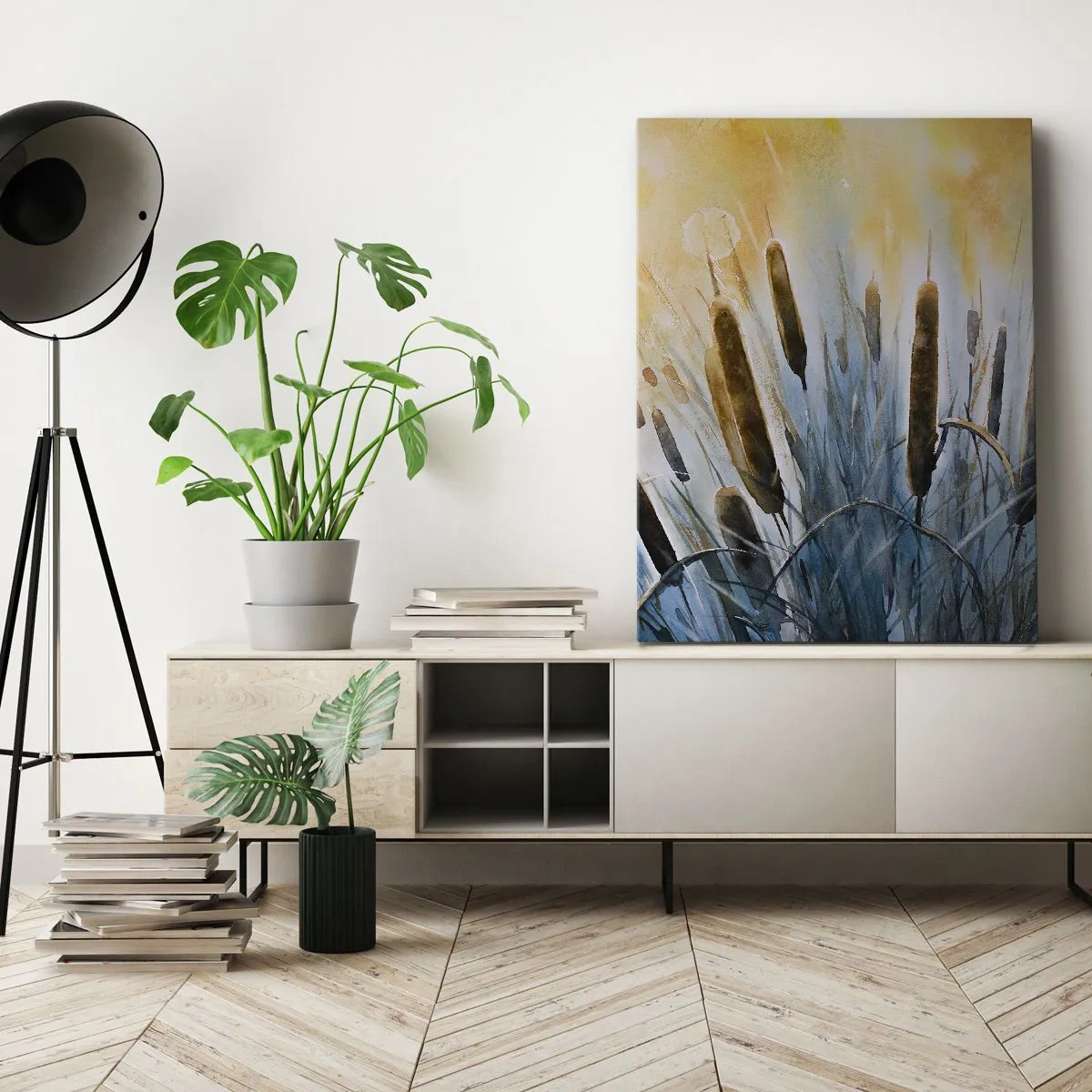 Vászonkép - A víz hűvössége, a nap melege - 65x120 cm