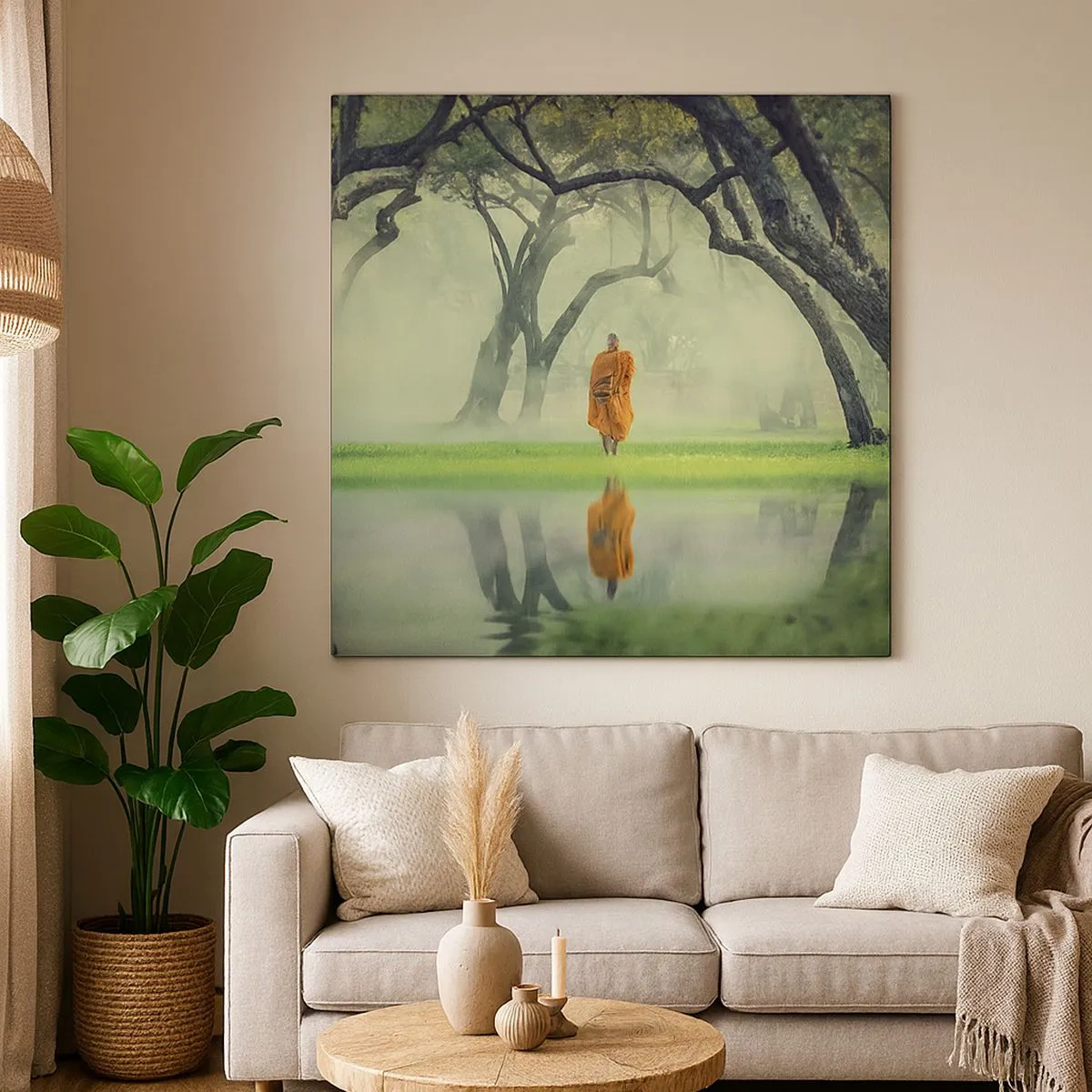 Vászonkép - Útban a megvilágosodás felé - 30x30 cm