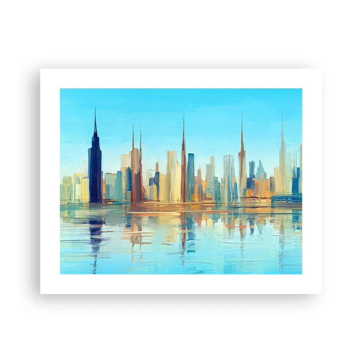 Poszter - Napfényes metropolisz - 50x40 cm