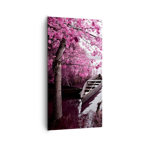 Vászonkép - Rózsaszín csendben - 65x120 cm