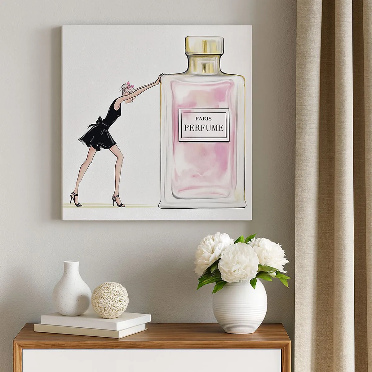 Vászonkép - A nőiesség lényege - 30x30 cm