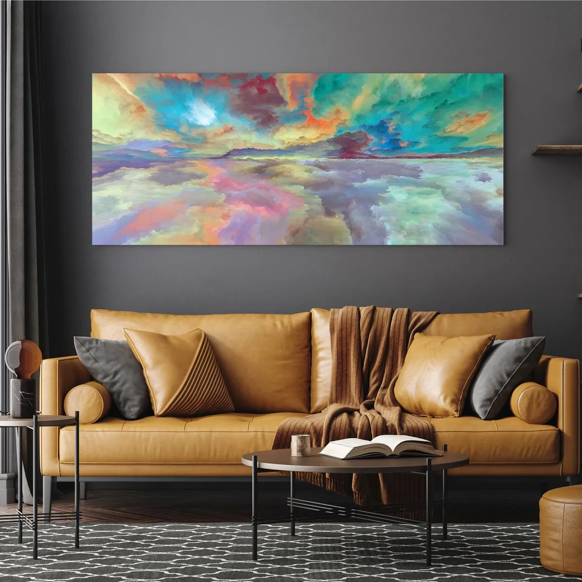 Üveg kép - Két mennyország - 100x40 cm