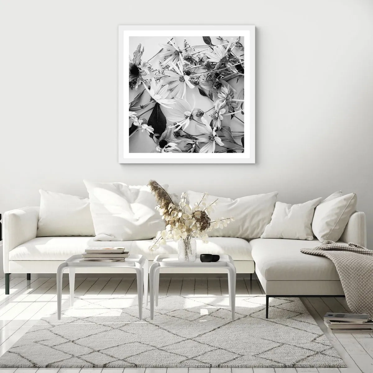 Poszter fekete keretben - Nem virágcsokor - 30x30 cm