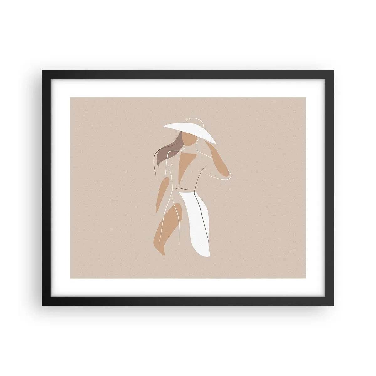 Poszter fehér keretben - A divat egy játék - 50x40 cm