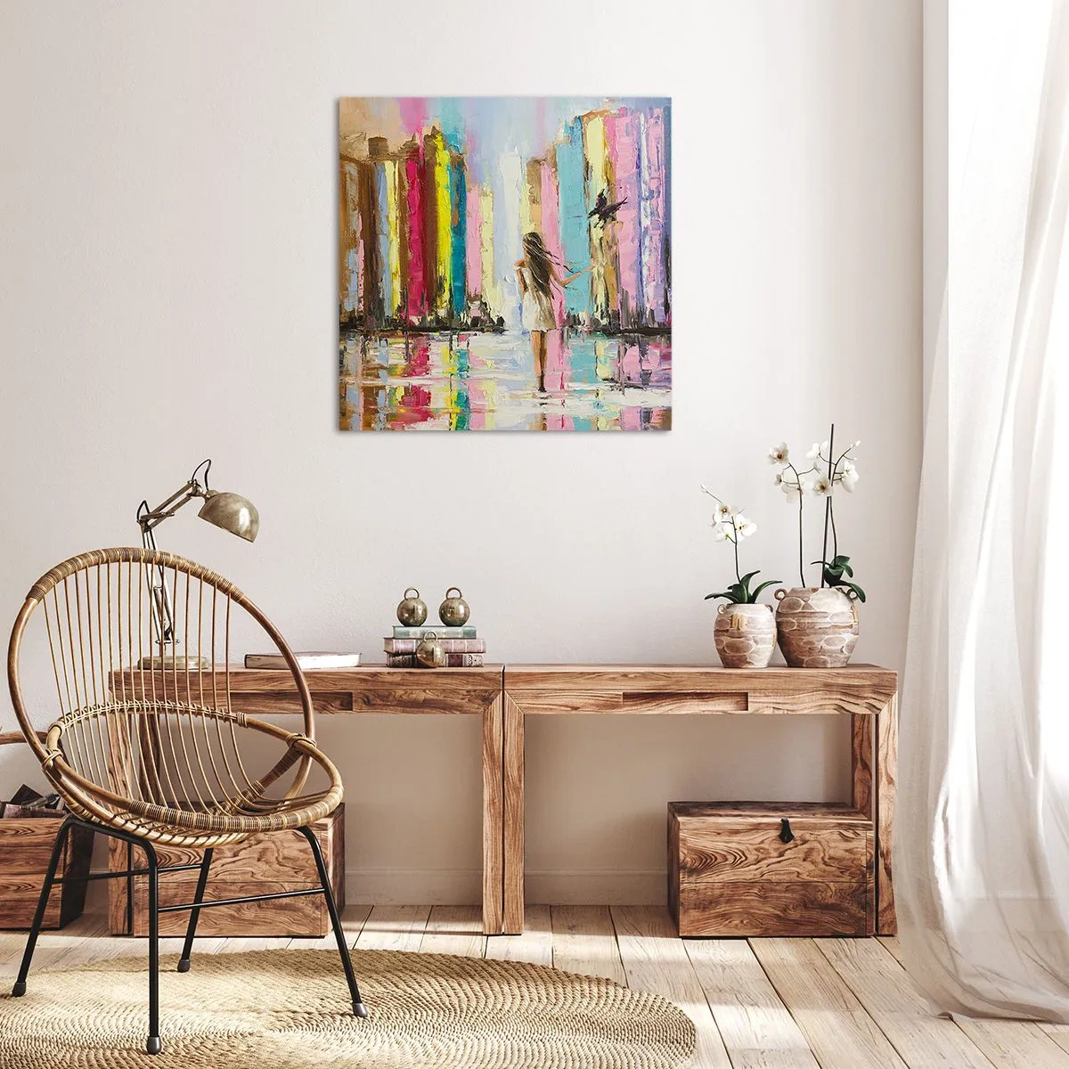 Vászonkép - Kövessél - 30x30 cm