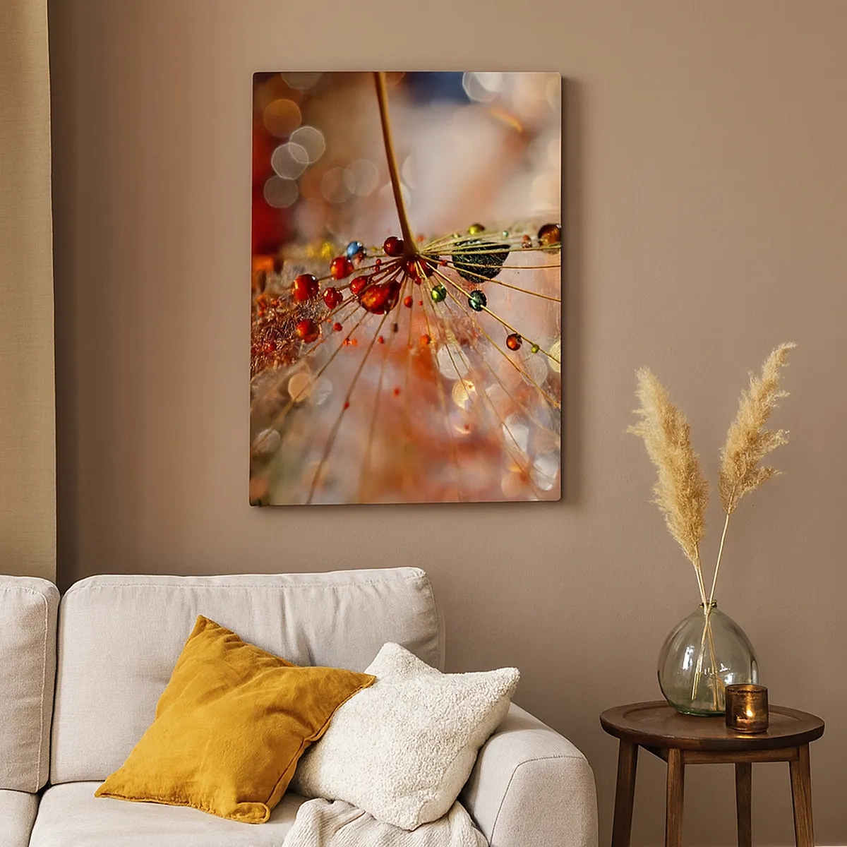 Vászonkép - Pókszálra fűzve - 50x70 cm