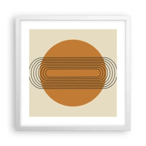 Poszter fekete keretben - Tökéletes terv - 40x40 cm