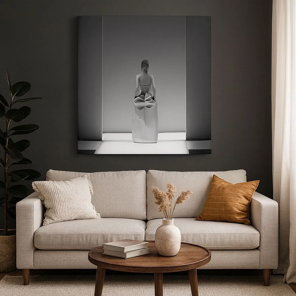 Vászonkép - Kifinomult egyszerűség - 30x30 cm