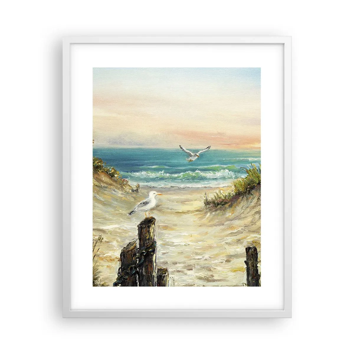 Poszter fekete keretben - Szélcsend - 40x50 cm