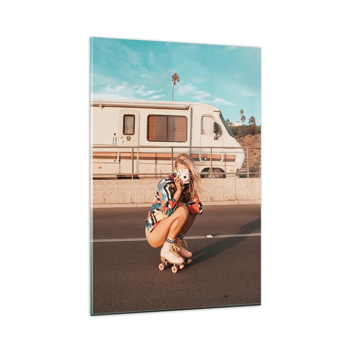 Üveg kép - Mosolyt kérek! - 80x120 cm