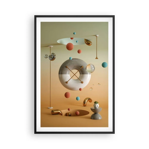 Poszter fehér keretben - Bármi megtörténhet - 61x91 cm