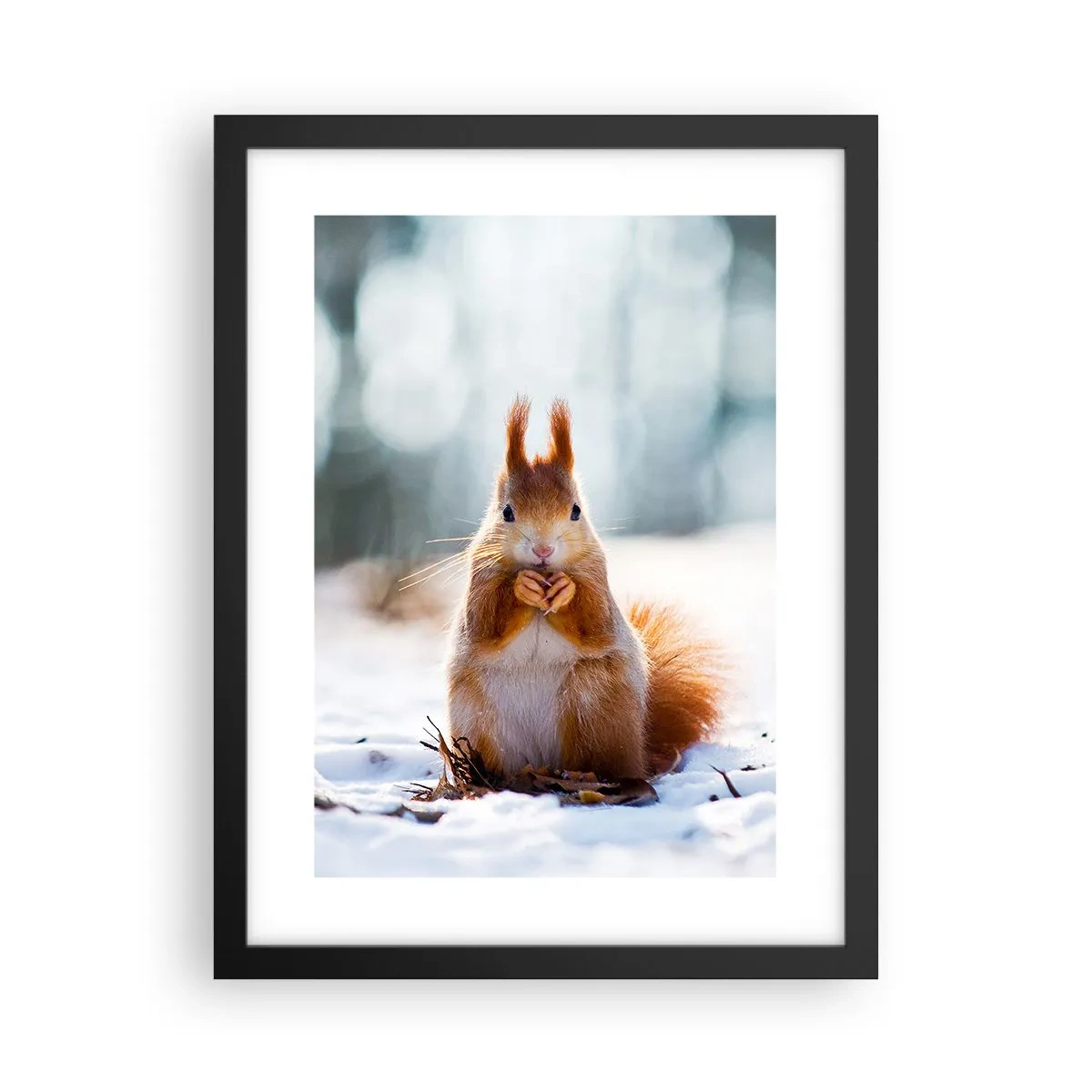 Poszter fehér keretben - Mit nézel? - 30x40 cm