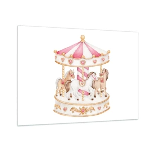 Üveg kép - A gyermekkor édes világa - 100x70 cm