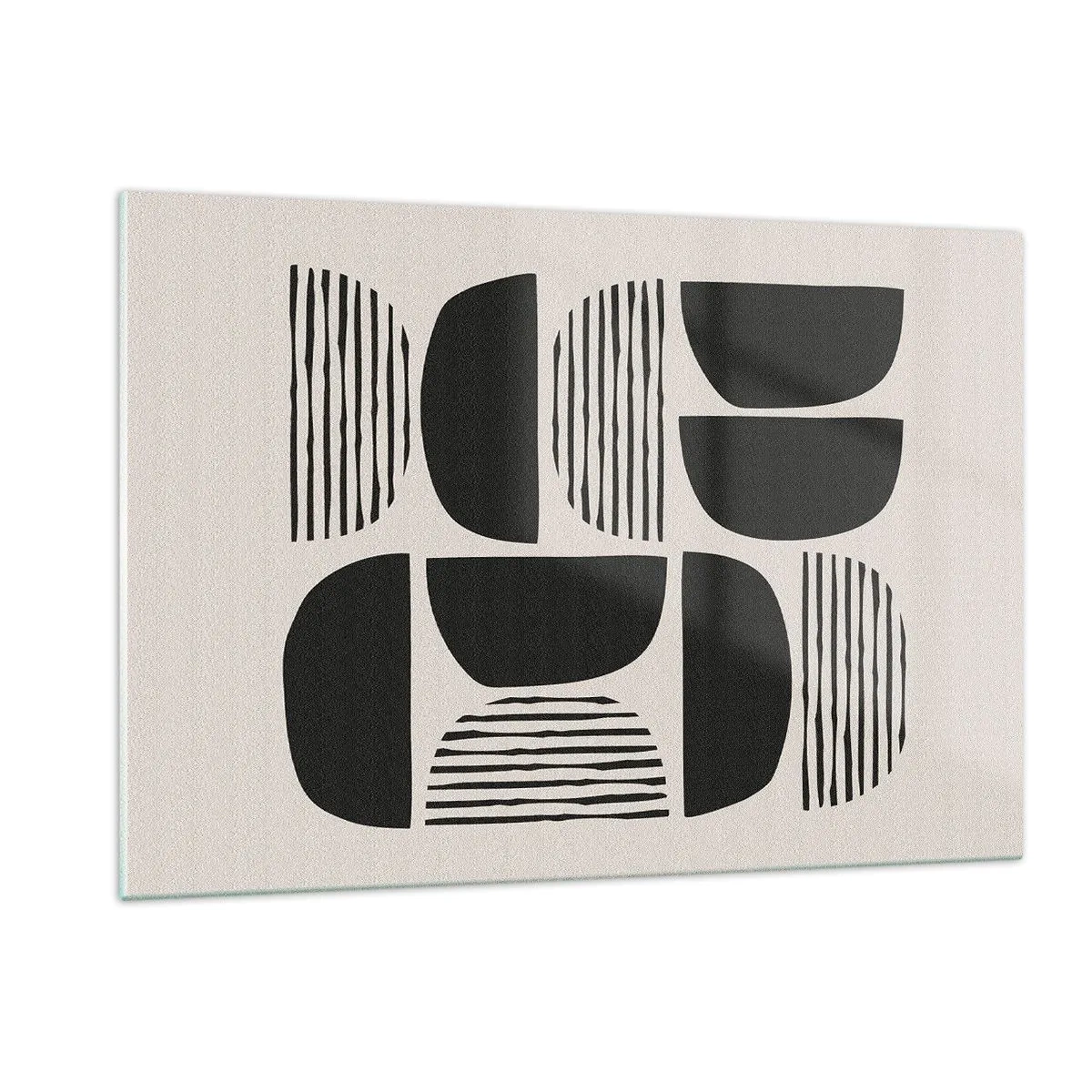 Üveg kép - Félszívű megállapodások - 120x80 cm