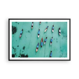 Poszter fehér keretben - Örömteli várakozásban - 91x61 cm