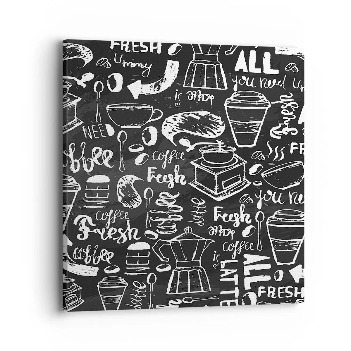 Vászonkép - All you need is… - 40x40 cm