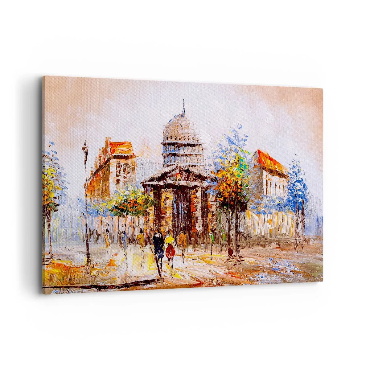 Vászonkép - Párizsi séta - 120x80 cm