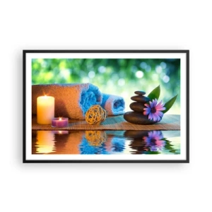 Poszter fehér keretben - Idő a testnek - 91x61 cm