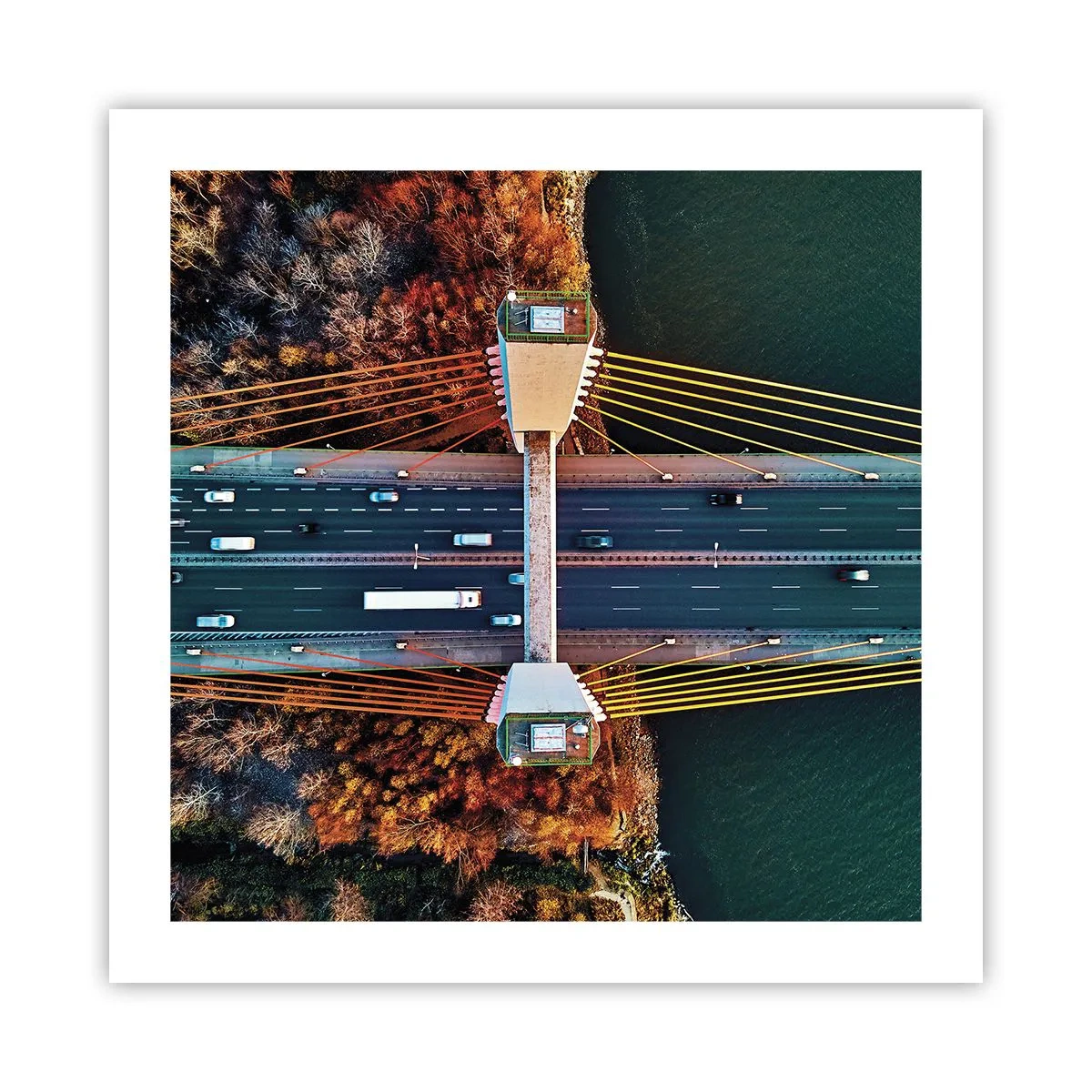 Poszter - TÚL a vizeken, túl az erdőkön - 50x50 cm