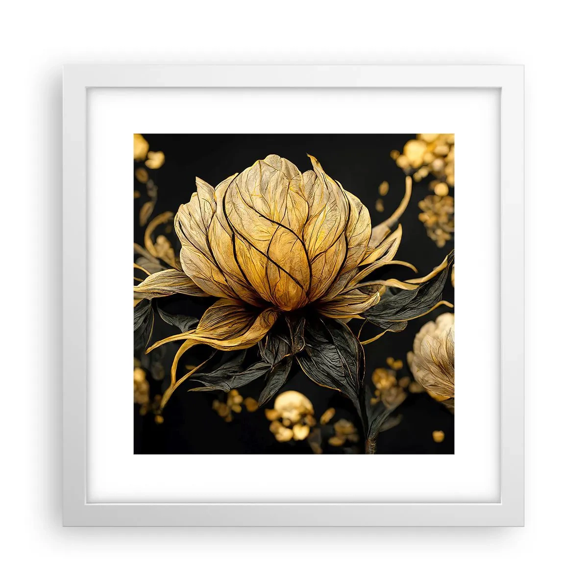 Poszter fekete keretben - Finom törékenység - 30x30 cm