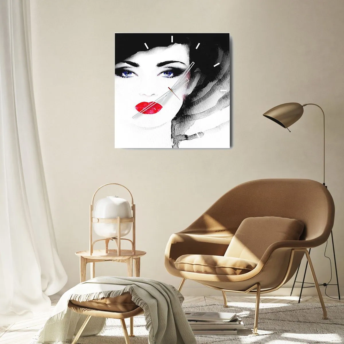 Falióra, Óra - Elutasít és hív - 40x40 cm