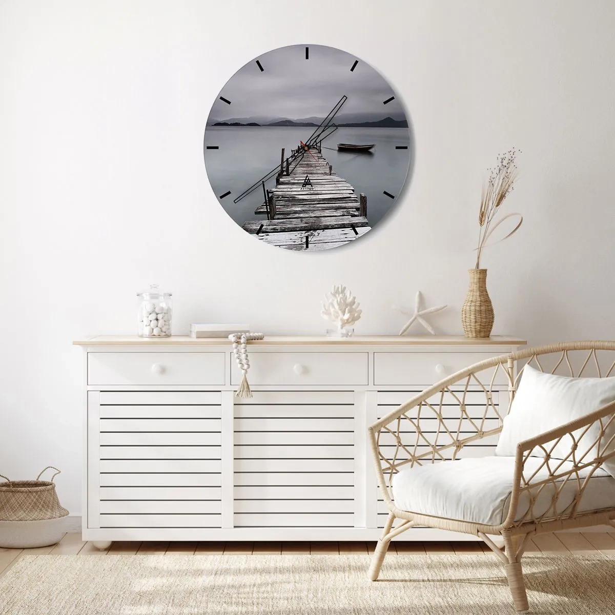 Falióra, Óra - Holnap indulhatsz - 40x40 cm