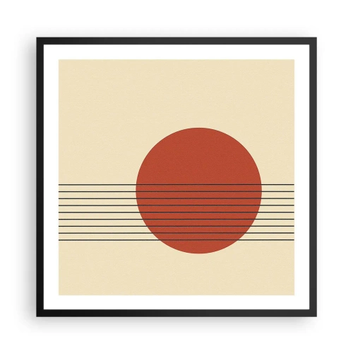 Poszter fehér keretben - Körbe és tovább - 60x60 cm