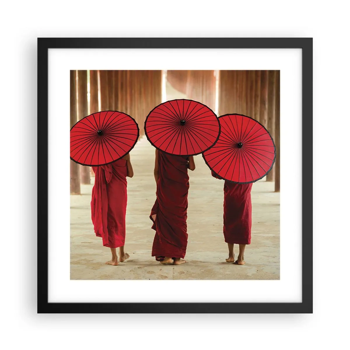 Poszter fehér keretben - Útban a Tiszta Föld felé - 40x40 cm