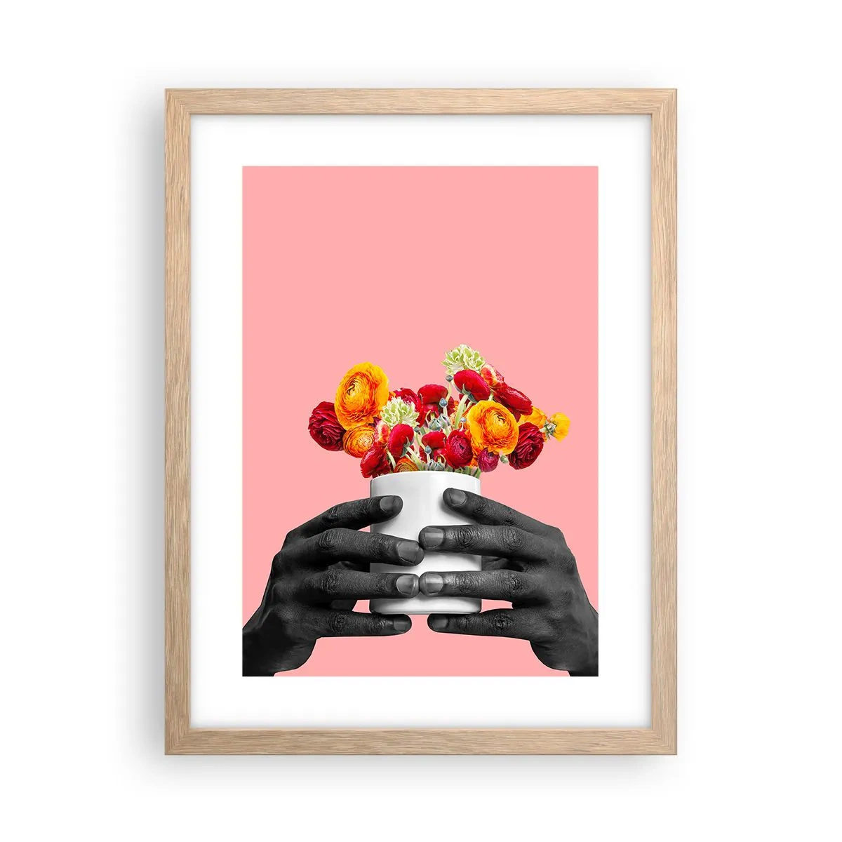 Poszter világos tölgy keretben - Az élet apoteózisa - 30x40 cm