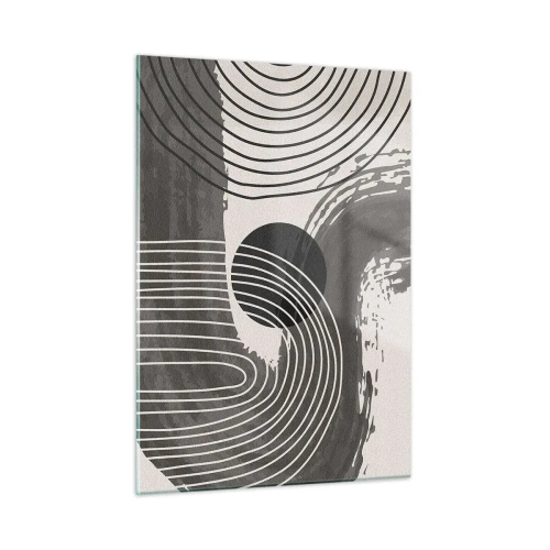 Üveg kép - Az ovális nyer - 50x70 cm