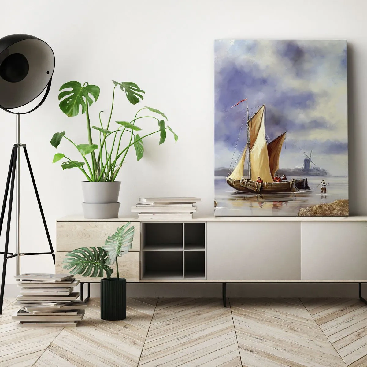 Vászonkép - A tengerészek visszatérése - 65x120 cm