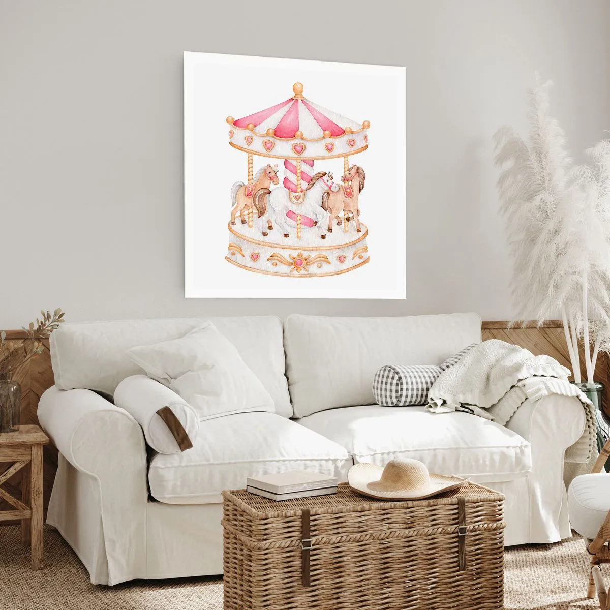 Poszter - A gyermekkor édes világa - 40x40 cm