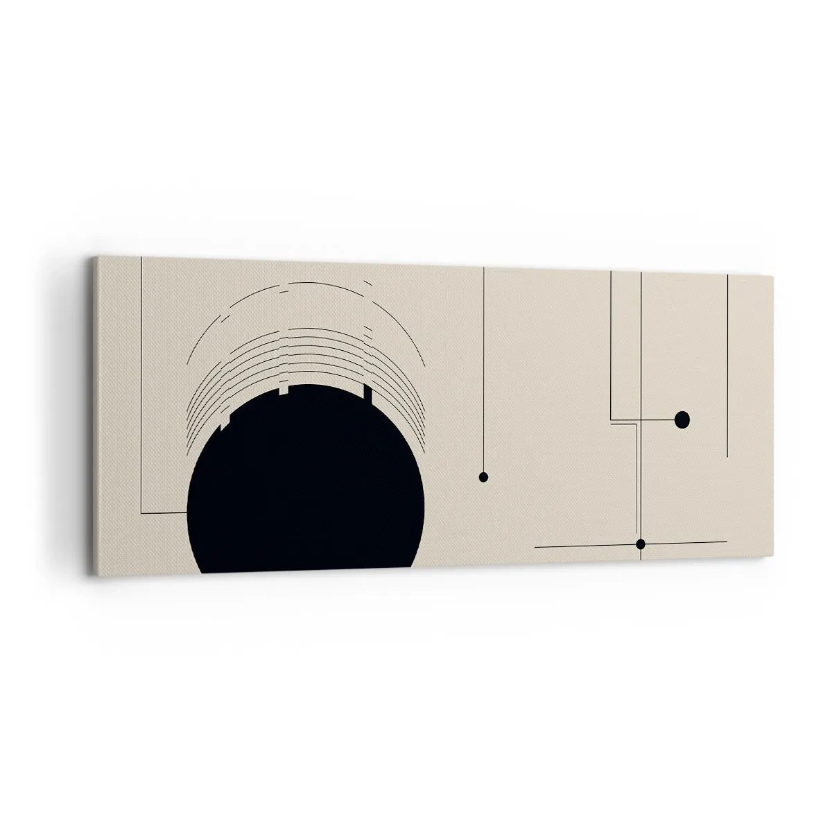 Vászonkép - Ruganyos és dinamikus kompozíció - 100x40 cm