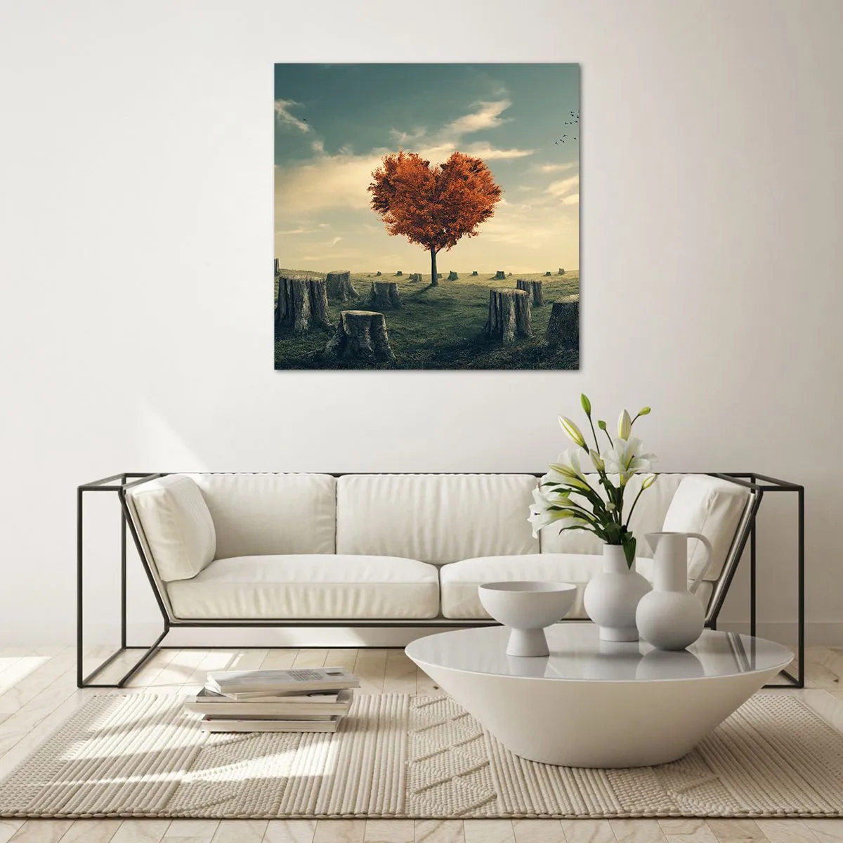 Üveg kép - Még mindig van remény - 60x60 cm