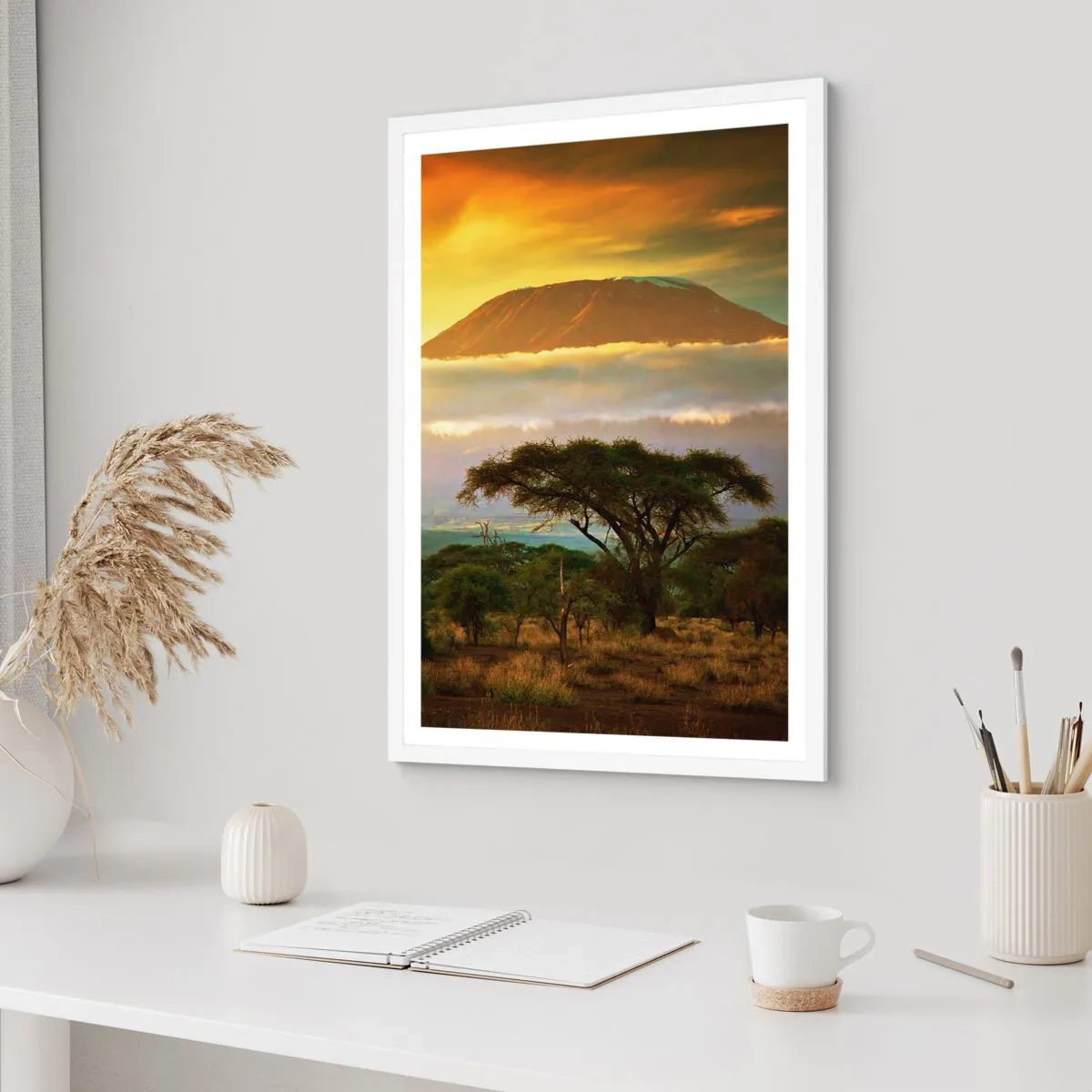 Poszter fekete keretben - Utazó álma - 30x40 cm