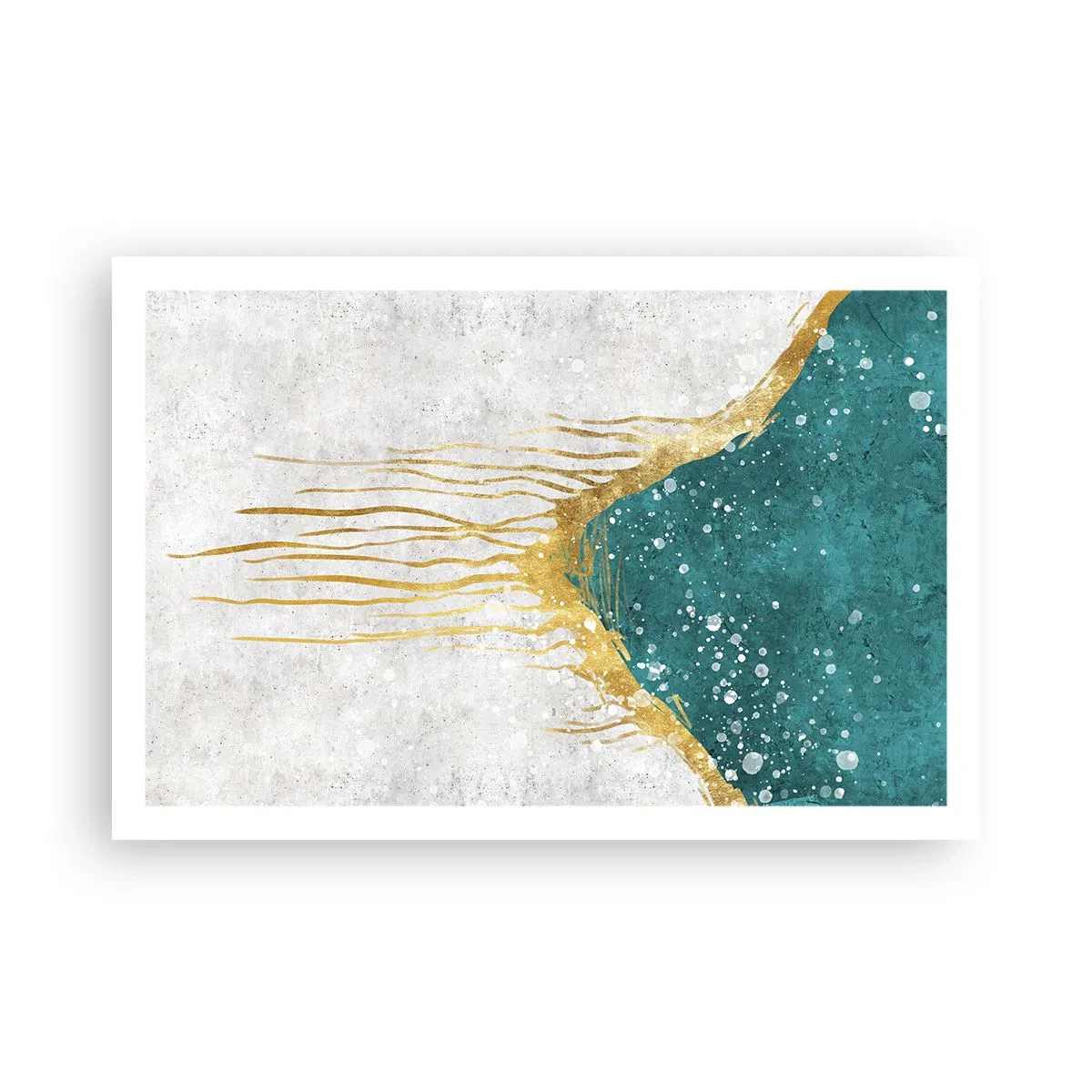 Poszter - Aranyló dagály - 91x61 cm