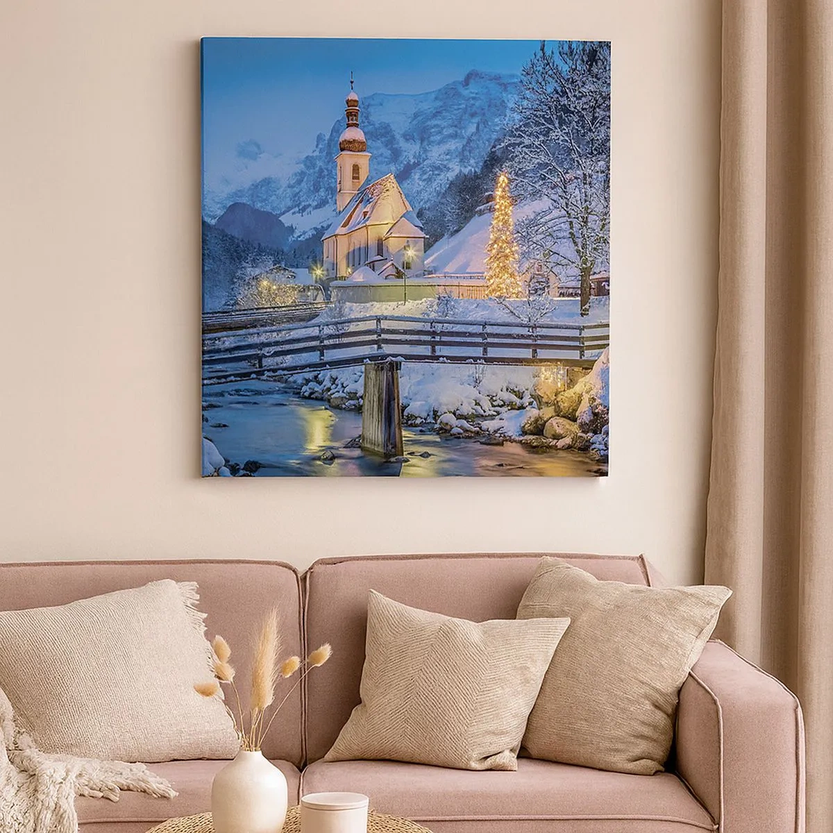 Vászonkép - Karácsonyi hangulat - 30x30 cm