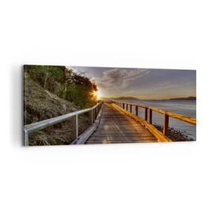 Vászonkép - Menj, menj a nap felé - 100x40 cm