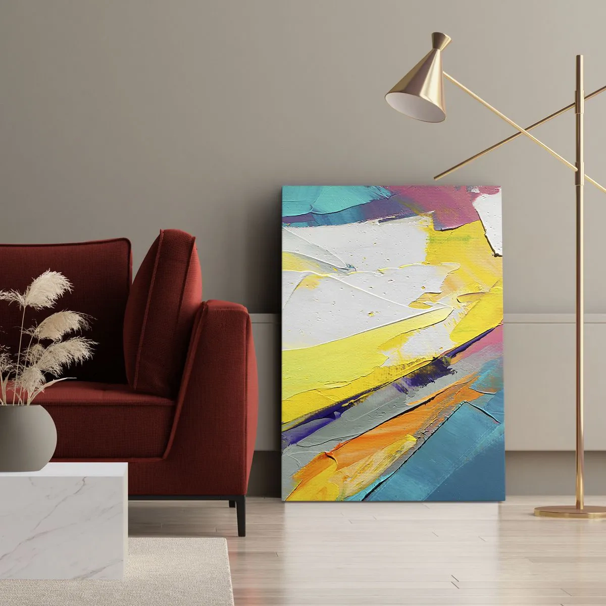 Vászonkép - A fény anatómiája - 45x80 cm