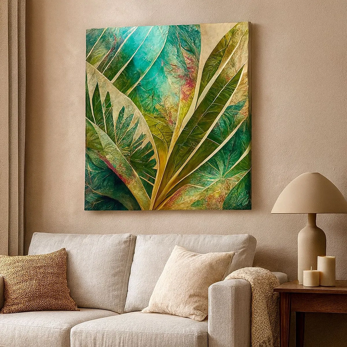 Vászonkép - A trópusok színei - 30x30 cm