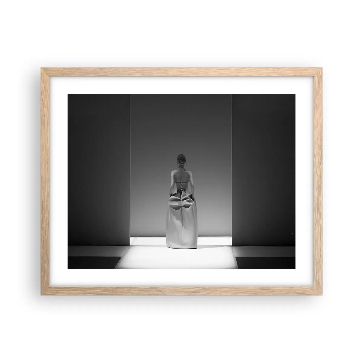 Poszter világos tölgy keretben - Kifinomult egyszerűség - 50x40 cm