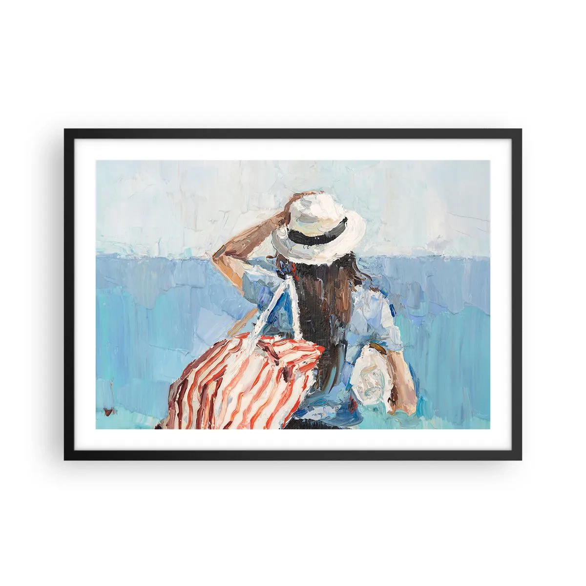Poszter fehér keretben - Üdvözöljük a nyaraláson - 70x50 cm