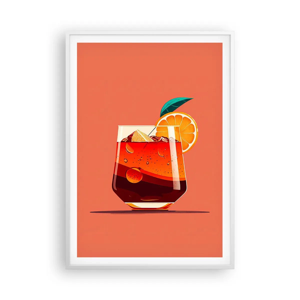 Poszter fekete keretben - Nyári felfrissülés - 70x100 cm