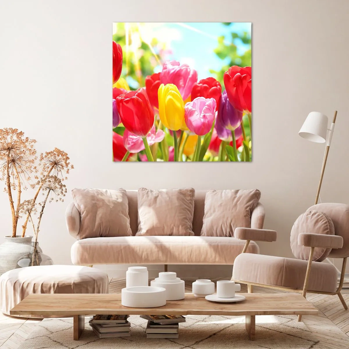 Vászonkép - Mi vagyunk, a május színei! - 70x70 cm