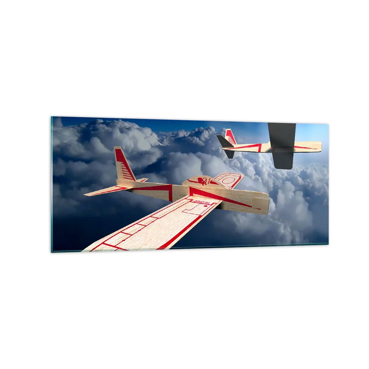 Üveg kép - Még feljebb, még tovább - 120x50 cm