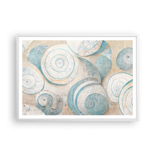 Poszter fekete keretben - Mit rejt a kagyló? - 100x70 cm