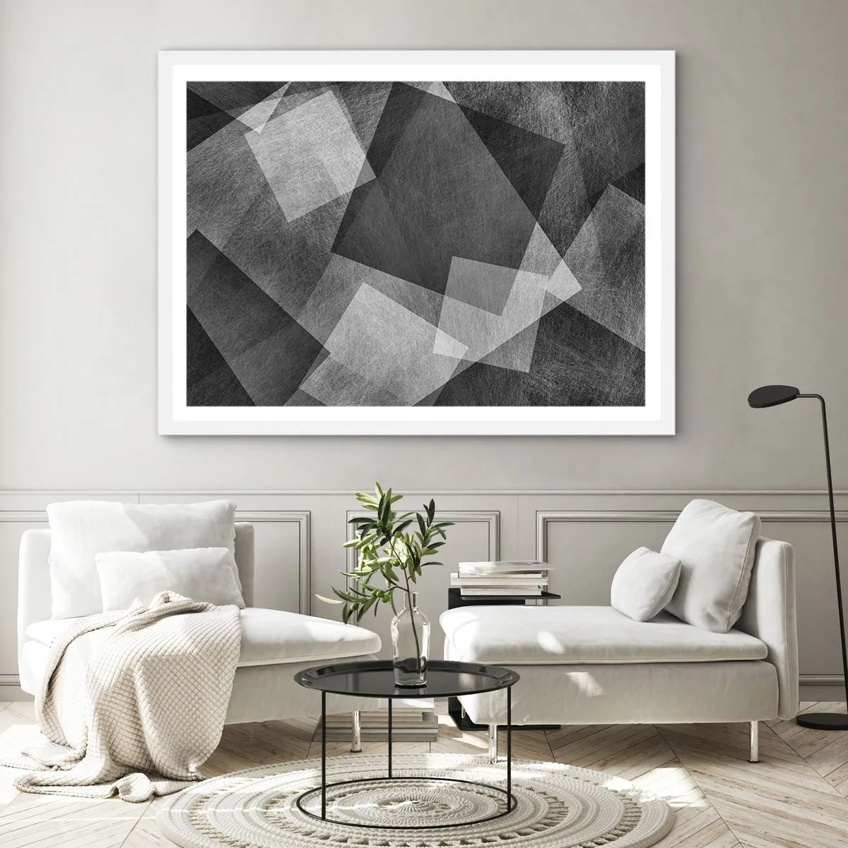 Poszter fekete keretben - A tartósság és a rend örök szimbóluma - 100x70 cm