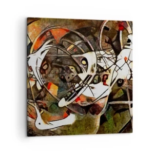 Vászonkép - Hallod a mozgást? - 50x50 cm