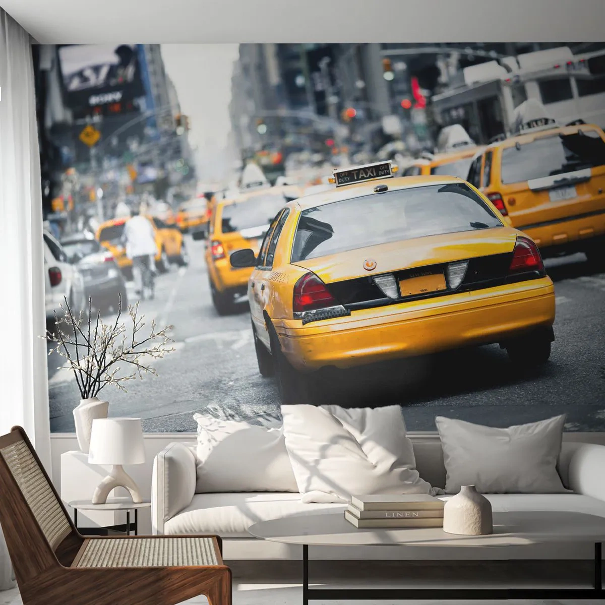 Fotótapéta Standard Eco - Csak ebben a városban - Város, New York, Taxi - 450x315 cm