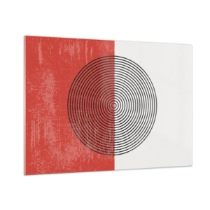 Üveg kép - Pont a célba - 100x70 cm